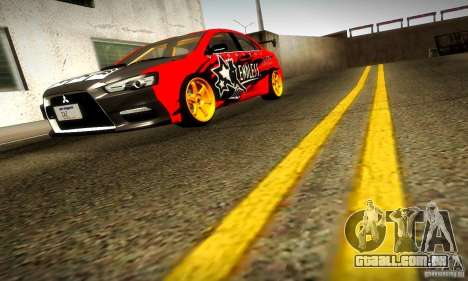 Mitsubishi Lancer Evo X Tuned para GTA San Andreas