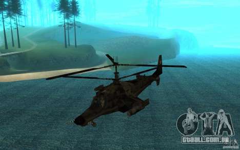 Kamov KA 50 Dlack Shark para GTA San Andreas