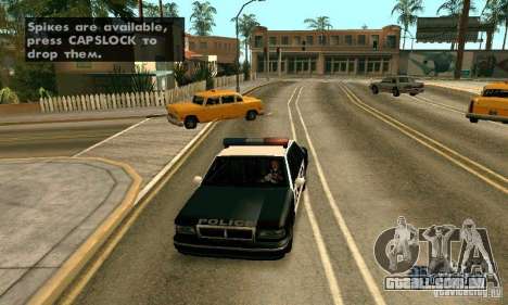 Os picos na estrada para GTA San Andreas