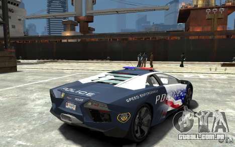Lamborghini Reventon Police Stinger Version para GTA 4