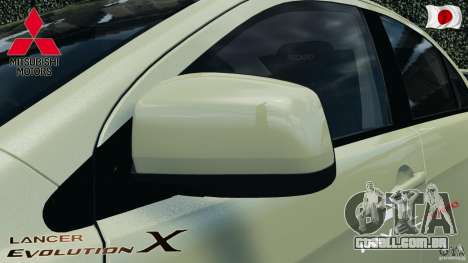 Mitsubishi Lancer Evolution X 2007 para GTA 4