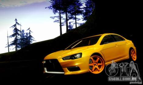 Mitsubishi Lancer Evo X Tuned para GTA San Andreas