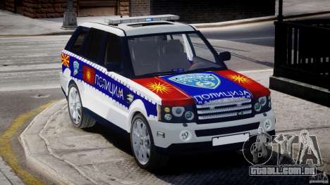 Range Rover Macedonian Police [ELS] para GTA 4