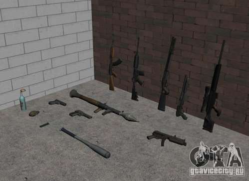 Armas do GTA IV para GTA San Andreas