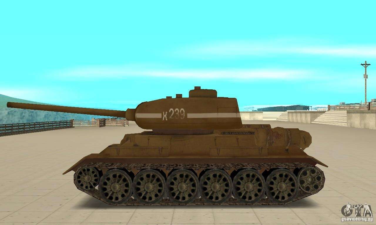 Tanque T-34 para GTA San Andreas