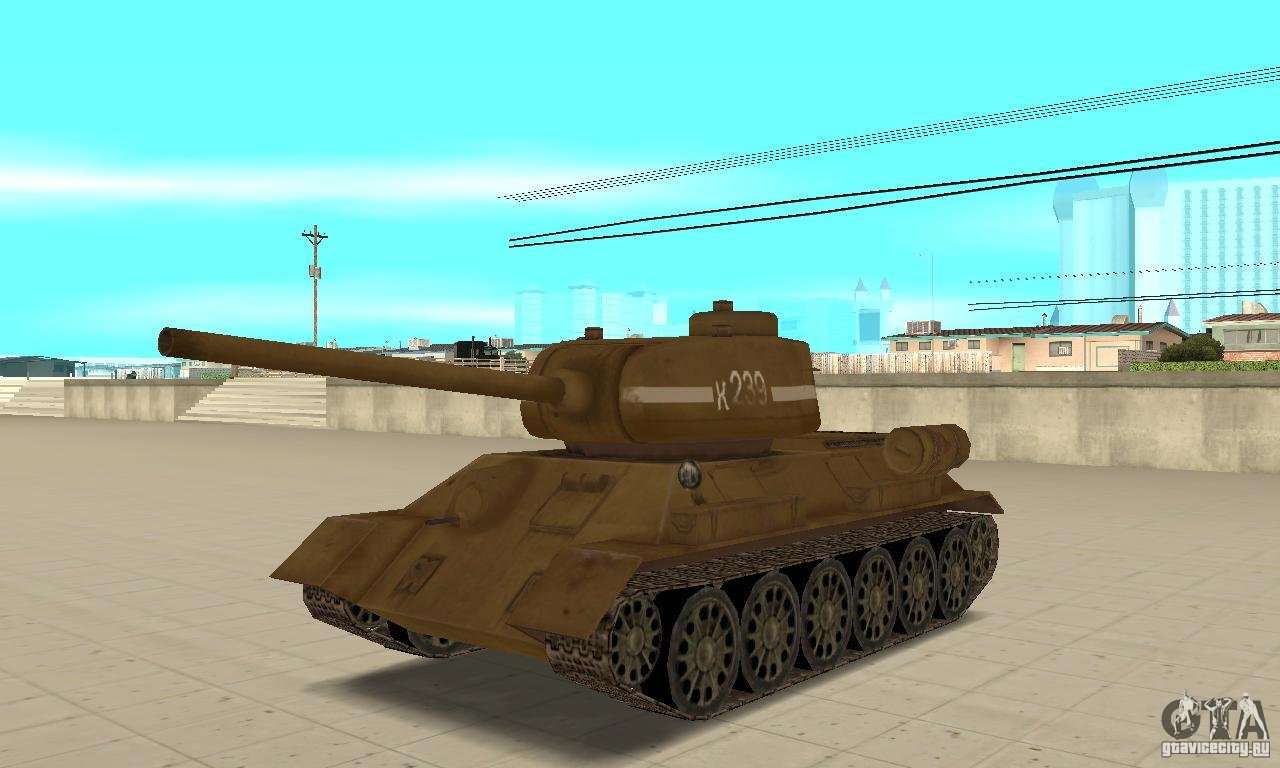 Tanque de guerra para o GTA San Andreas - Jogos Palpite Digital