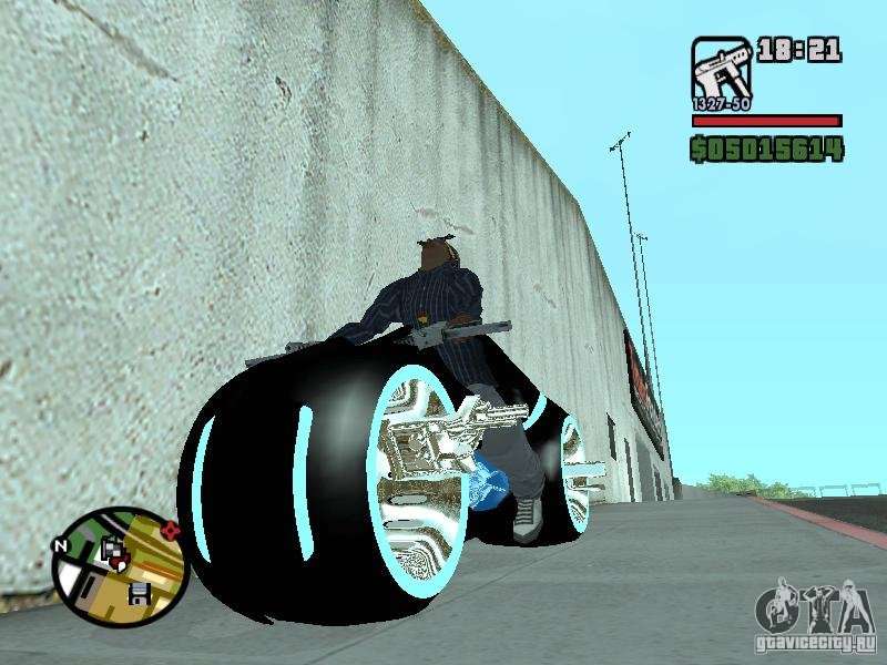 Moto do filme Tron em GTA - Dicas GTA