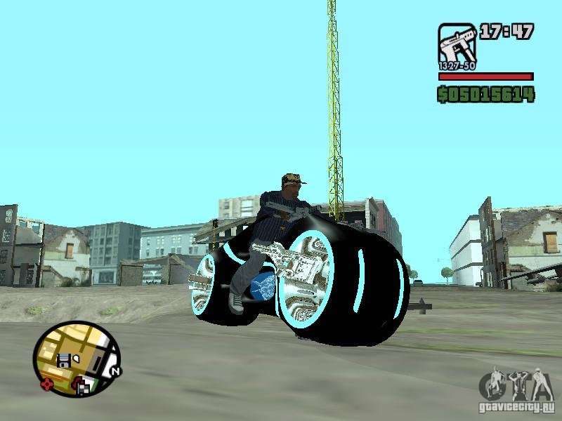 Moto do filme Tron em GTA - Dicas GTA