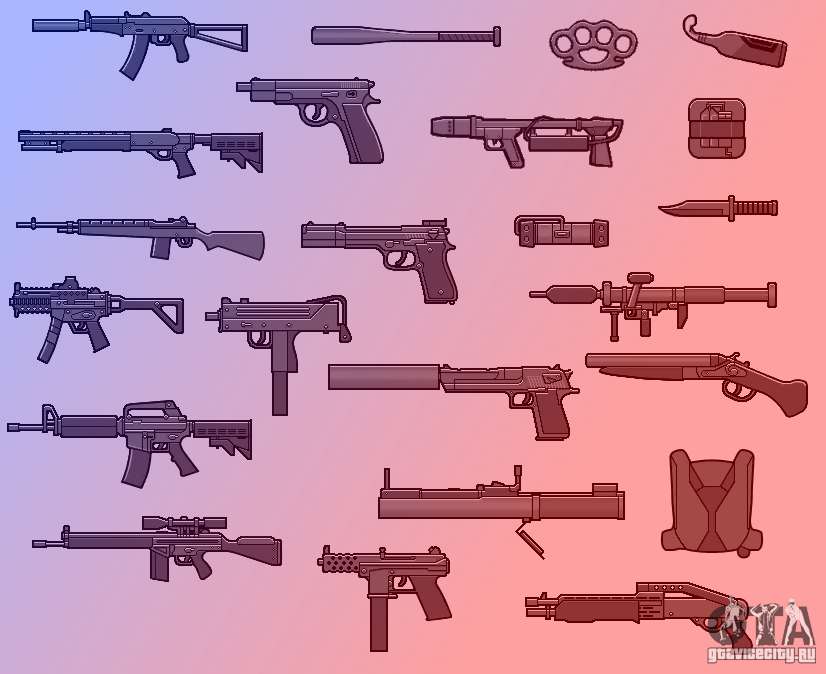 Gta San Andreas - Guia de armas completo #4 - Todas as pistolas e shotguns  do mapa 