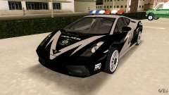 Lamborghini Gallardo Police para GTA Vice City