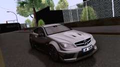 Mercedes-Benz C63 AMG Coupe Black Series para GTA San Andreas