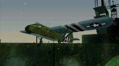 2 Linhas de aeronaves do jogo por trás do inimigo para GTA San Andreas