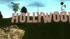 O letreiro de Hollywood para GTA San Andreas
