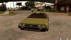 Golden DeLorean DMC-12 para GTA San Andreas