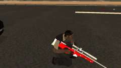 White Red Gun para GTA San Andreas