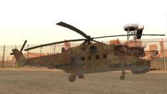 Mi-24p Desert Camo para GTA San Andreas