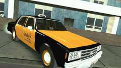 Chevrolet Impala 1986 Taxi Cab para GTA San Andreas