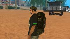 Military backpack para GTA San Andreas
