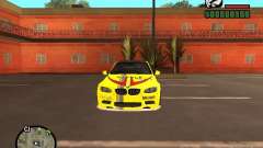 BMW M3 amarelo para GTA San Andreas