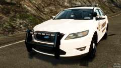 Ford Taurus 2010 CCSO Police [ELS] para GTA 4
