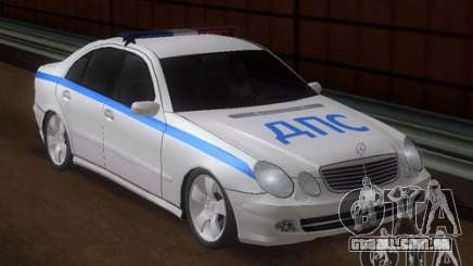 MERCEDES BENZ E500 w211 SE polícia Rússia para GTA San Andreas