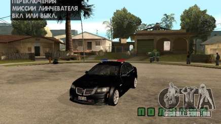 Pontiac G8 GXP Police v2 para GTA San Andreas