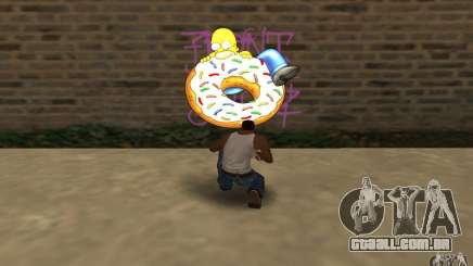 Homer Graffiti Mod para GTA San Andreas