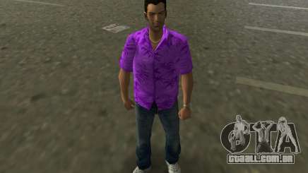 Camisa violeta para GTA Vice City