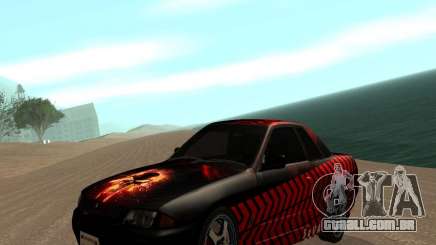 Nissan Skyline R32 GT-R + 3 vinil para GTA San Andreas