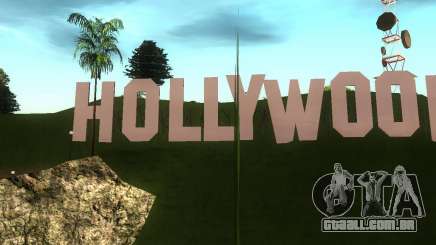 O letreiro de Hollywood para GTA San Andreas