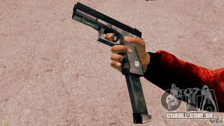 Glock 18 Akimbo (preto/cinza) para GTA 4