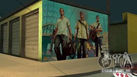 Cartaz de GTA V para GTA San Andreas