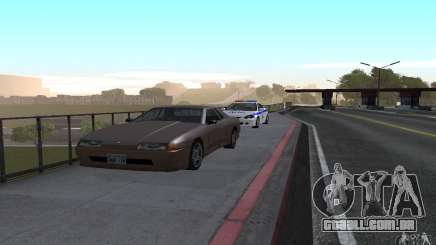 Polícia sobre a ponte de San Fiero_v. 2 para GTA San Andreas