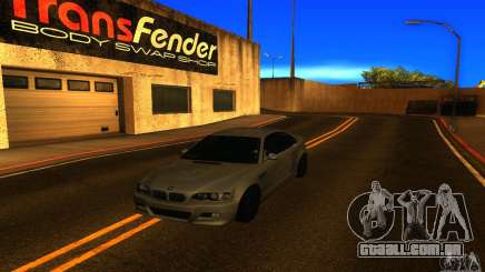 BMW M3 E46 TUNEABLE para GTA San Andreas