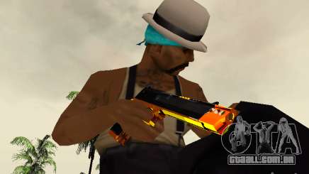 Black and Yellow weapons para GTA San Andreas