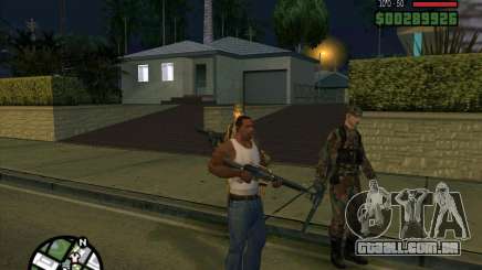 Atirando armas para GTA San Andreas