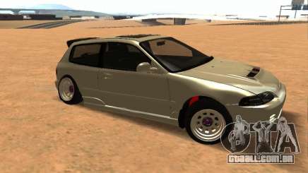 Honda Civic EG6 de prata para GTA San Andreas