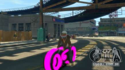 Motocicleta do trono (néon rosa) para GTA 4