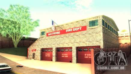 Novo quartel de bombeiros em San Fierro para GTA San Andreas