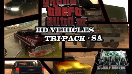 GTA3 HD Vehicles Tri-Pack III v.1.1 para GTA San Andreas