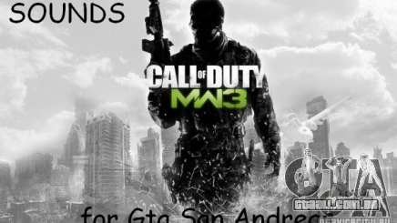 Arma som de CoD MW3 para GTA San Andreas