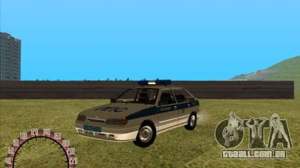 Ваз 2114 polícia russa para GTA San Andreas