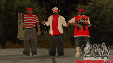 Novas skins de The Gang de Los Aztecas para GTA San Andreas