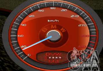 BMW velocímetro para GTA San Andreas