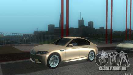 2012 BMW M5 prata para GTA San Andreas