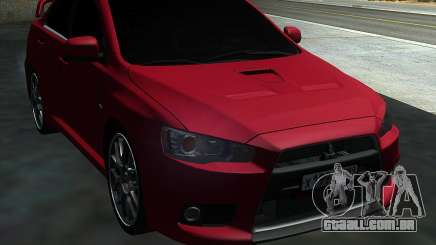 Mitsubishi Lancer Evolution X MR1 v2.0 para GTA San Andreas