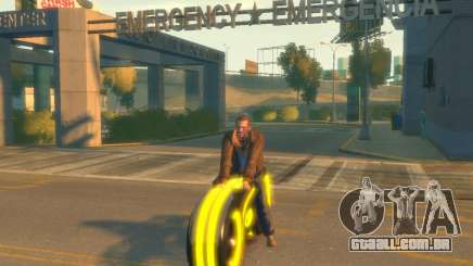 Motocicleta do trono (amarelo neon) para GTA 4