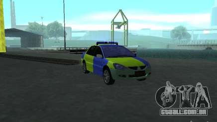 Polícia de Mitsubishi Lancer para GTA San Andreas