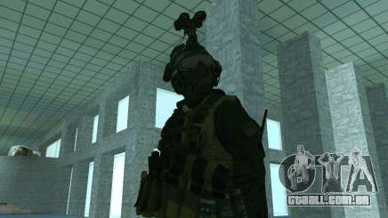 O terceiro soldado da pele Cod MW 2 para GTA San Andreas