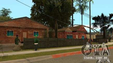 Novas texturas de casas na rua Grove para GTA San Andreas